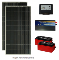 kit solar para geladeira 24 hs de energia durabilidade plena
